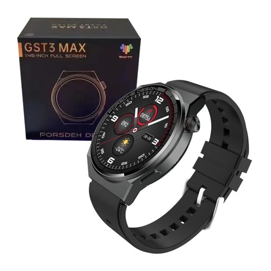 Smartwatch Wear Fit Pro GST3 Max Amoled 1.45" (Call Version) NFC Black